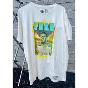 ROOTS OF FIGHT Brazil Football  PELE T-SHIRT Soccer Fan Men 2XL